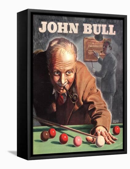 John Bull, Snooker Billiards Pipes Games Magazine, UK, 1946-null-Framed Premier Image Canvas