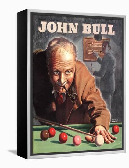 John Bull, Snooker Billiards Pipes Games Magazine, UK, 1946-null-Framed Premier Image Canvas