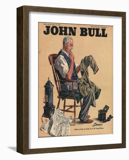 John Bull, Tailors Alterations Magazine, UK, 1946-null-Framed Giclee Print