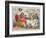 John Bull Taking a Luncheon, or British Cooks, Cramming Old Grumble-Gizzard with Bonne-Chere,…-James Gillray-Framed Giclee Print