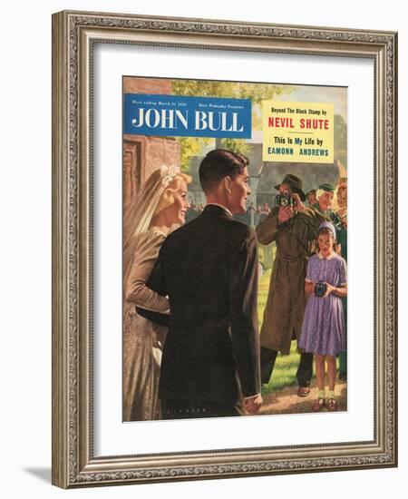 John Bull, Wedding Magazine, UK, 1950-null-Framed Giclee Print