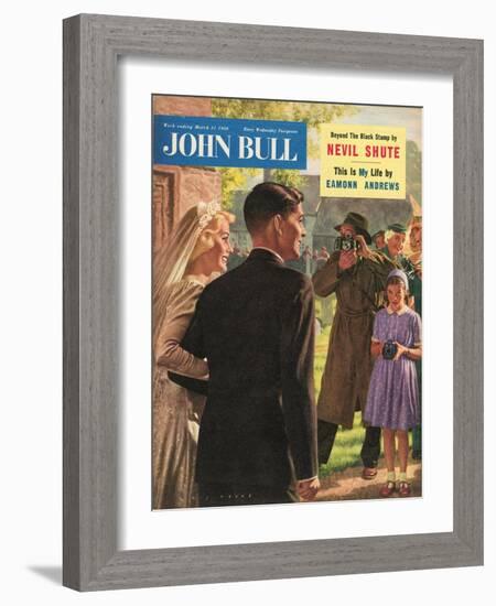 John Bull, Wedding Magazine, UK, 1950-null-Framed Giclee Print