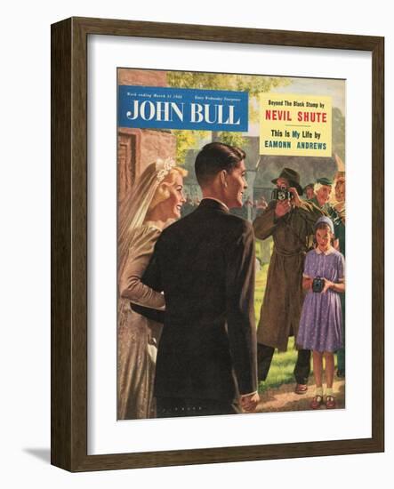 John Bull, Wedding Magazine, UK, 1950-null-Framed Giclee Print