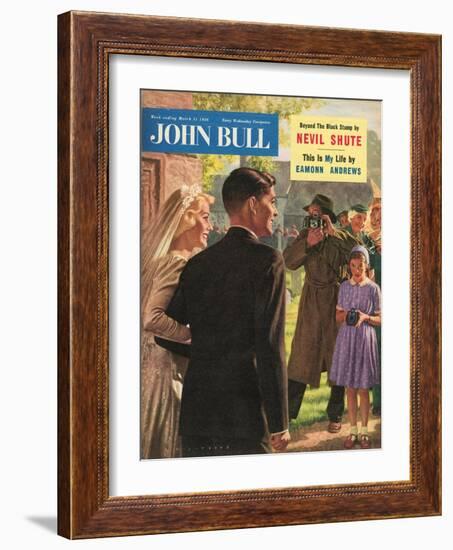 John Bull, Wedding Magazine, UK, 1950-null-Framed Giclee Print