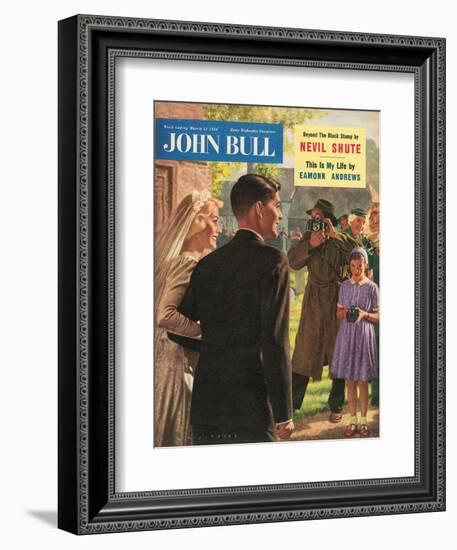 John Bull, Wedding Magazine, UK, 1950-null-Framed Giclee Print