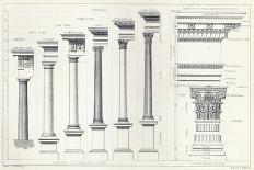 Architecture I: Orders of Architecture, engraved by Charles Lawrie-John Burley Waring-Giclee Print