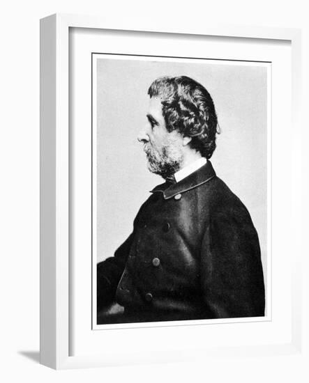 John C Fremont, American Soldier, Explorer and Presidential Candidate, C1870-MATHEW B BRADY-Framed Giclee Print