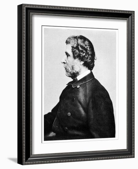 John C Fremont, American Soldier, Explorer and Presidential Candidate, C1870-MATHEW B BRADY-Framed Giclee Print