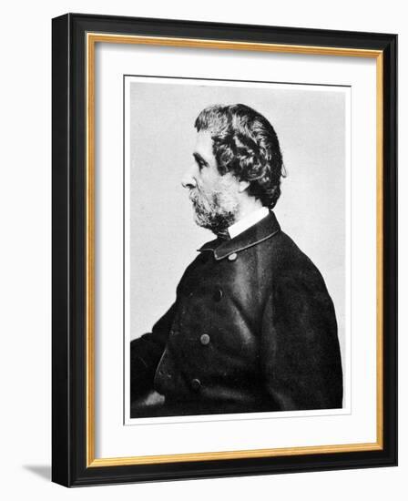 John C Fremont, American Soldier, Explorer and Presidential Candidate, C1870-MATHEW B BRADY-Framed Giclee Print