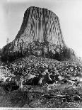 Devil's Tower, Wyoming-John C.H. Grabill-Premier Image Canvas