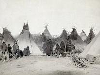 Sioux Encampment, 1891-John C.H. Grabill-Mounted Photographic Print