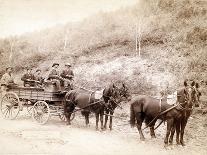 Lakota Tribal Village in 1891 by John Grabill, 1891 (Albumen Print)-John C H Grabill-Giclee Print