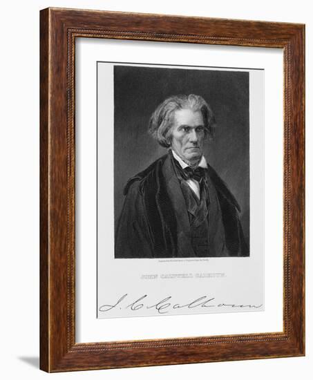John Caldwell Calhoun-Henry Bryan Hall-Framed Giclee Print