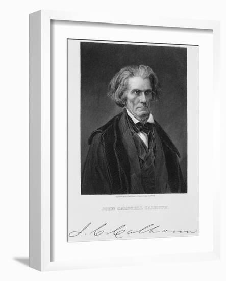 John Caldwell Calhoun-Henry Bryan Hall-Framed Giclee Print