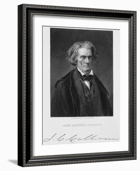 John Caldwell Calhoun-Henry Bryan Hall-Framed Giclee Print
