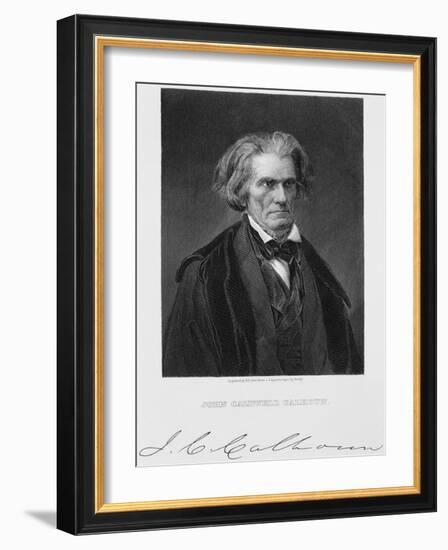 John Caldwell Calhoun-Henry Bryan Hall-Framed Giclee Print