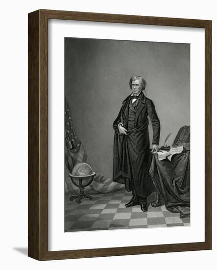 John Caldwell Calhoun-Alonzo Chappel-Framed Art Print