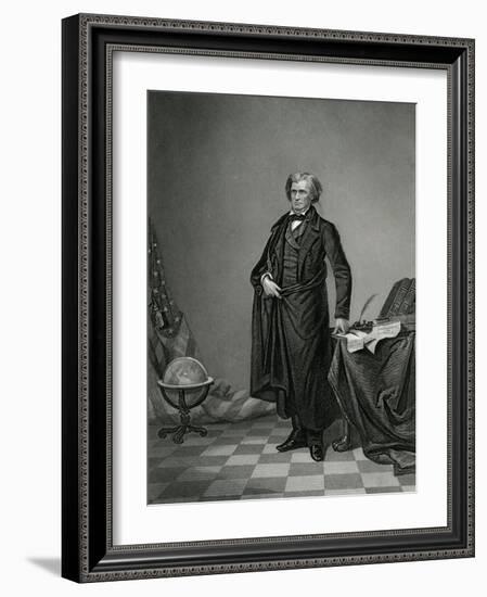 John Caldwell Calhoun-Alonzo Chappel-Framed Art Print