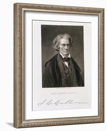 John Caldwell Calhoun-Mathew Brady-Framed Giclee Print