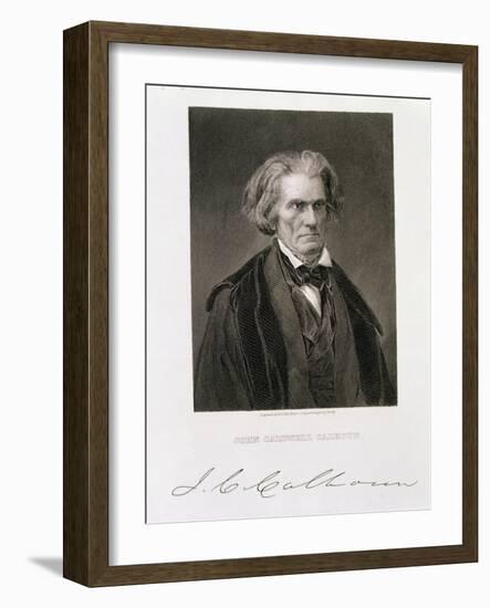 John Caldwell Calhoun-Mathew Brady-Framed Giclee Print