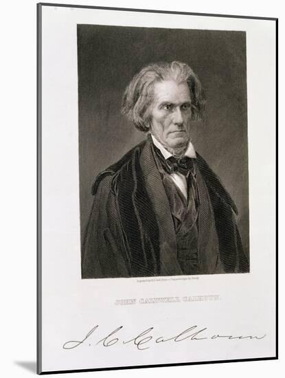 John Caldwell Calhoun-Mathew Brady-Mounted Giclee Print