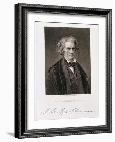 John Caldwell Calhoun-Mathew Brady-Framed Giclee Print