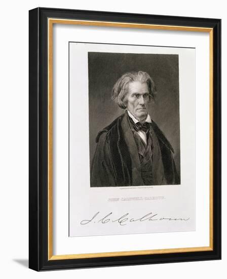 John Caldwell Calhoun-Mathew Brady-Framed Giclee Print