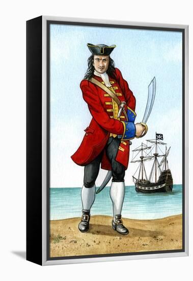 John 'Calico Jack' Rackham, (1680-172), English Pirate Captain-Karen Humpage-Framed Premier Image Canvas