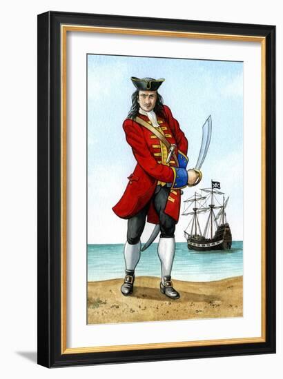 John 'Calico Jack' Rackham, (1680-172), English Pirate Captain-Karen Humpage-Framed Giclee Print