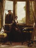 Christmas Card, Example of the First Known Christmas Card Being Used, 1843-John Callcott Horsley-Giclee Print