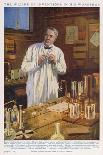 Thomas Alva Edison American Inventor in His Workshop at West Orange New Jersey-John Cameron-Stretched Canvas