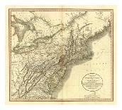 Map of East London, Plates 20-21, from 'Cary's Actual Survey of Middlesex', 1786-John Cary-Giclee Print