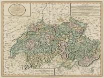 Vintage Map of Ireland-John Cary-Art Print