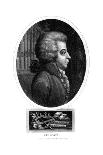 Wolfgang Amadeus Mozart, 18th Century Austrian Composer, 1819-John Chapman-Giclee Print