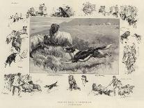 Mr and Mrs Lewis Priestman on Hunters with the Braes of Derwent Hunt in a Landscape-John Charlton-Giclee Print