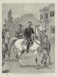 Military Life in India, Native Cavalry Tent-Pegging in Sections-John Charlton-Giclee Print