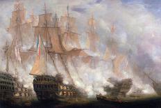 The Battle of Trafalgar-John Christian Schetky-Giclee Print