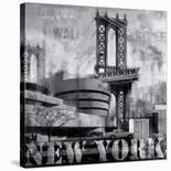New York City III-John Clarke-Stretched Canvas