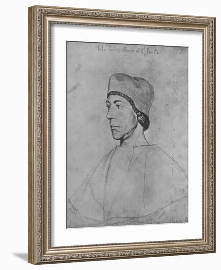 'John Colet', c1535 (1945)-Hans Holbein the Younger-Framed Giclee Print