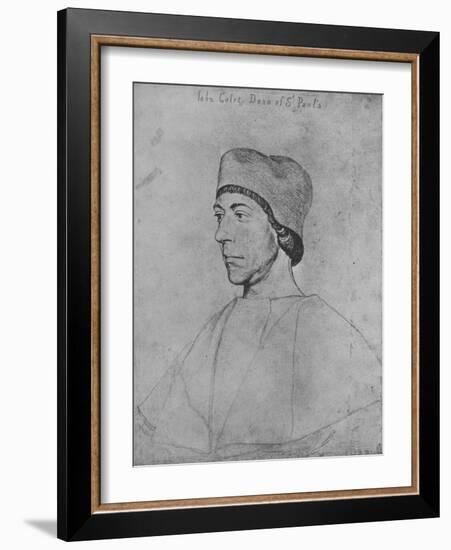 'John Colet', c1535 (1945)-Hans Holbein the Younger-Framed Giclee Print
