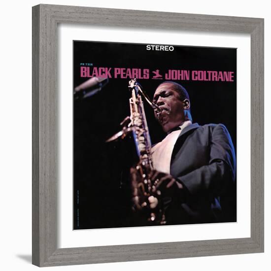 John Coltrane - Black Pearls-null-Framed Art Print