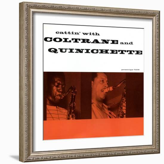 John Coltrane - Cattin' with Coltrane and Quinichette-null-Framed Art Print