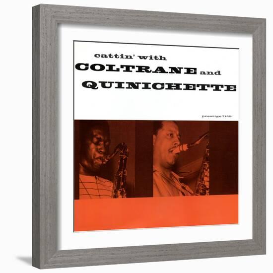 John Coltrane - Cattin' with Coltrane and Quinichette-null-Framed Art Print