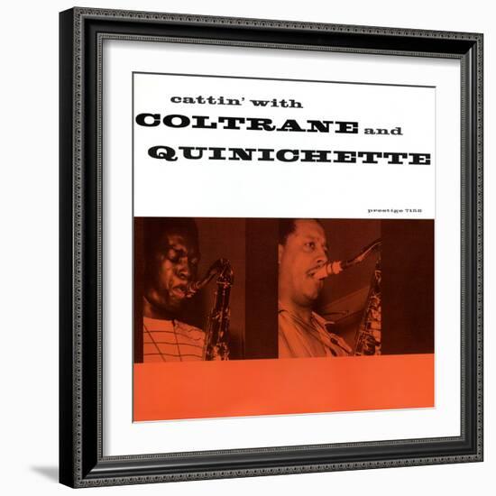 John Coltrane - Cattin' with Coltrane and Quinichette-null-Framed Art Print