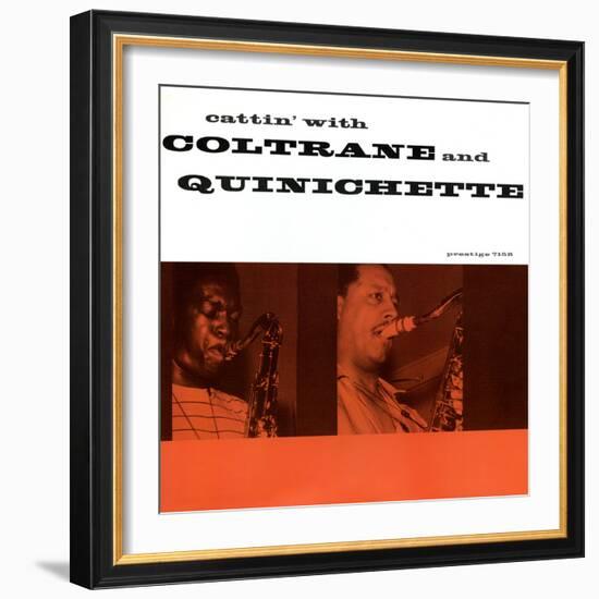 John Coltrane - Cattin' with Coltrane and Quinichette-null-Framed Art Print