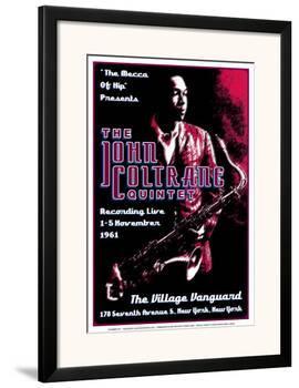 John Coltrane Quintet at the Village Vanguard, New York City, 1961-Dennis Loren-Framed Art Print
