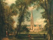 Salisbury Cathedral from the Bishop's Grounds-John Constable-Art Print