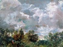 Cloud Study, 1821 (Oil on Paper Laid Down on Board)-John Constable-Giclee Print