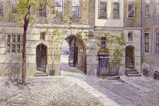 View from the Entrance of Staple Inn, London, 1882-John Crowther-Giclee Print