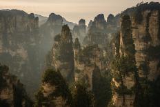Zhangjiajie National Forest Park in Central China. Famed for Inspiring Avatar-John Crux-Framed Photographic Print